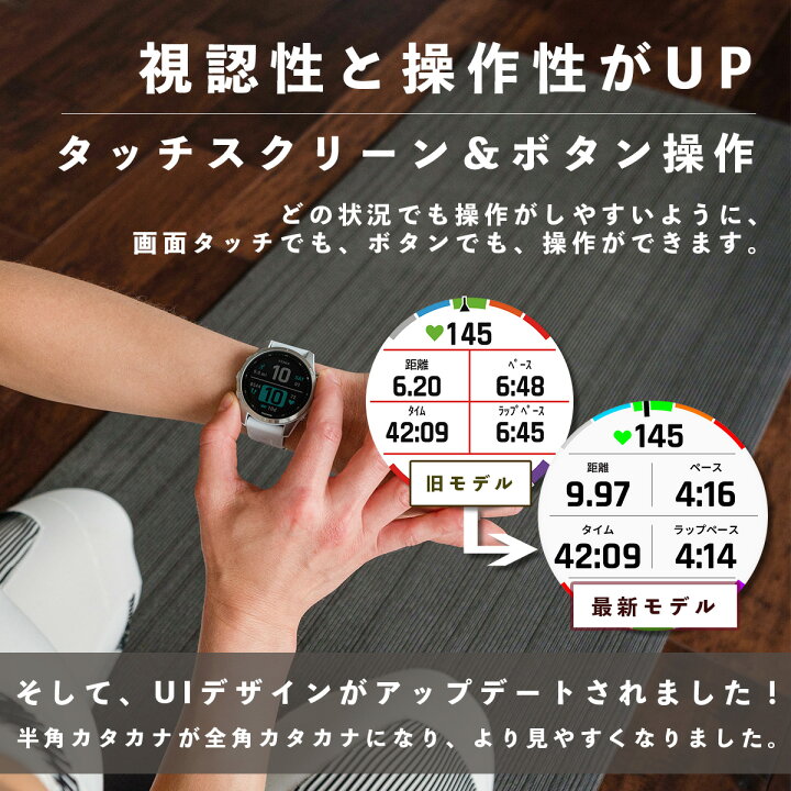 楽天市場】ガーミン（GARMIN）epix Sapphire Carbon Gray DLC Ti 
