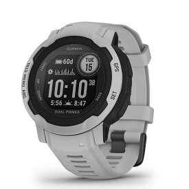 ガーミン（GARMIN）Instinct 2 Dual Power Mist Gray Suica対応 GPS ウォッチ 【日本正規品】