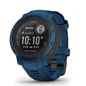 ガーミン（GARMIN）Instinct 2 Dual Power Tidal Blue Suica対応 GPS ウォッチ 【日本正規品】