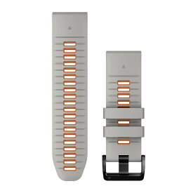 ガーミン（GARMIN） Fenix7X Pro/epix Pro 51mm 対応 QuickFit 交換用バンド 26mm Fog Gray/Ember Orange 【日本正規品】