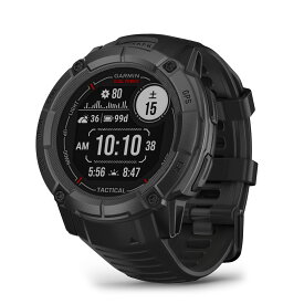 ガーミン（GARMIN） Instinct 2X Dual Power Tactical Edition Black タフネスGPSスマートウォッチ Suica対応 防水 防塵 耐熱 ストレス値 心拍数 登山【日本正規品】