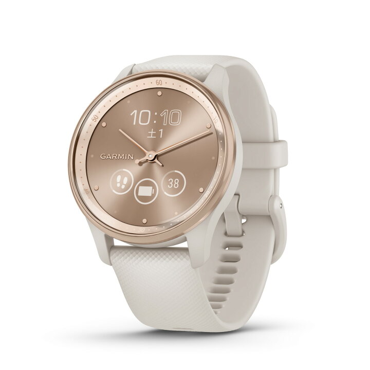 楽天市場】ガーミン（GARMIN） vivomove Trend Ivory / Peach Gold 