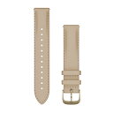 ガーミン（GARMIN）Quick Release バンド 18mm Sand Leather / Cream Gold 【日本正規品】
