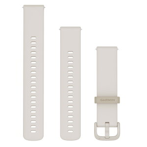 �K�[�~���iGARMIN�jQuick Release �o���h vivoactive5�Ή� 20mm Ivory Silicone / Cream Gold �y���{���K�i�z