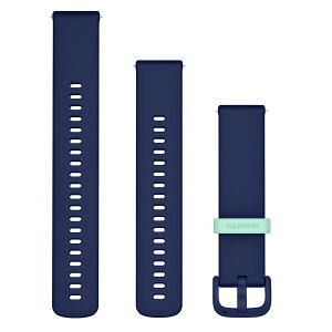 �K�[�~���iGARMIN�jQuick Release �o���h vivoactive5�Ή� 20mm Blue Silicone / Blue Met �y���{���K�i�z