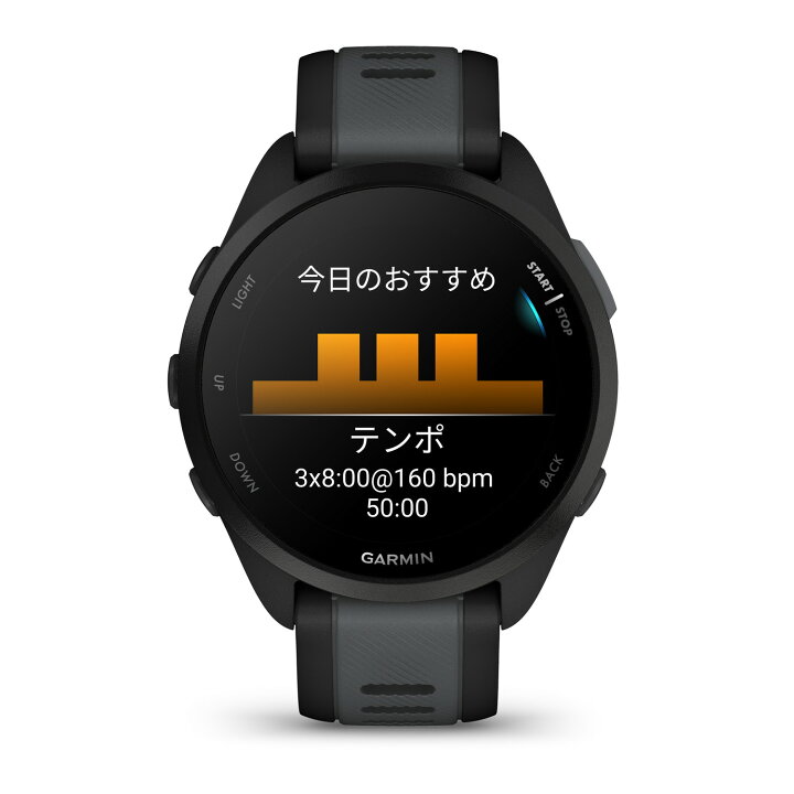 楽天市場】ガーミン(GARMIN) Forerunner 165 BlackGray ランニングGPS 