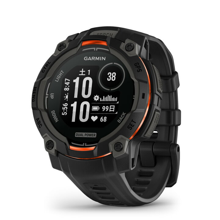 楽天市場】ガーミン(GARMIN) Instinct 3 45mmサイズ Dual Power Black 