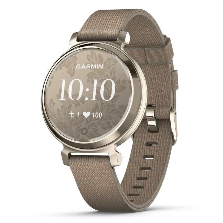 楽天市場】ガーミン（GARMIN） Lily 2 Classic Coffee Nylon / Cream  