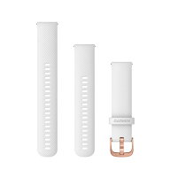 ガーミン（GARMIN）Quick Release バンド 20mm White Silicone / Rose Gold