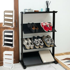 【期間限定 P2倍】2WAYラック4D マガジンラック シェルフ 水平 斜め ラック インテリア 什器 4段 シェルフ 棚 収納棚 オープンラック 本棚 店舗ディスプレイ スチール シンプル 黒 ブラック 白