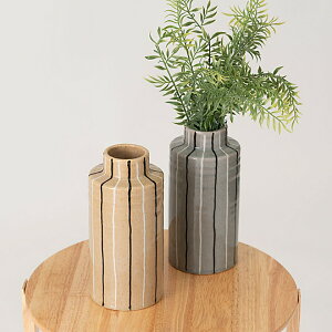 【期間限定 P2倍】フラワーベース 花瓶 花びん かびん フラワースタンド 陶器 北欧 おしゃれ ドライフラワー シンプル 艶 生花 枝物 卓上 床置き 陶器製 和モダン モダン レトロ ベーシック