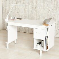 楽天市場】ネイル デスク（機能（デスク・テーブル）書棚付き）の通販 