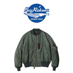 �y BUZZ RICKSON'S / BR14900 �z�y �o�Y���N�\���Y / Type MA-1 �gALBERT TURNER & CO., INC.�h �z�����Y �W���P�b�g �A�E�^�[ �㒅 �t���C�g�W���P�b�g MA-1