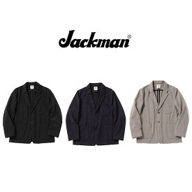 【 Jackman / JM8410 】【 ジャックマン / Stretch Jacket 】 メンズ ストレッチジャケット スウェット トレーナー トップス 上着 シンプル カジュアル 無印 日本製