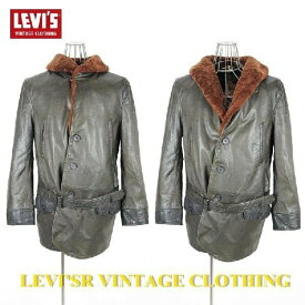 LEVI'S VINTAGE CLOTHING リーバイスビンテージクロージング　 イタリア製 1930's Coat Leather レザーコート ジャケット LVC コート ロングコート
