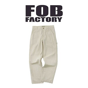 �y FOB FACTORY / F0485 �z�y �G�t�I�[�r�[�t�@�N�g���[ / HBT �y�C���^�[�p���c �z �����Y ���[�N�p���c�Y�{�� ���Y�{�� �Y�{�� ���{�� FOB