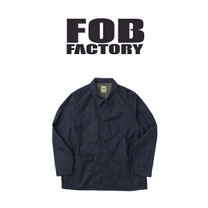 y FOB FACTORY / F2447 z y GtI[r[t@Ng[ / denim coverall z Y WPbg fj gbvX 㒅 JWA AJW {