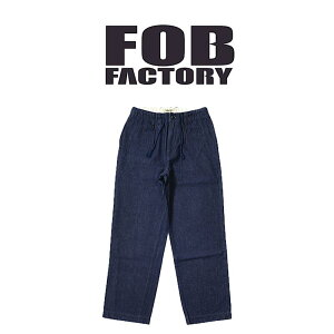 y FOB FACTORY / F0508 z y GtI[r[t@Ng[ / DENIM TRACK PANTS z Y pc fjgbNpc n JWA Vv {gX Y{ {