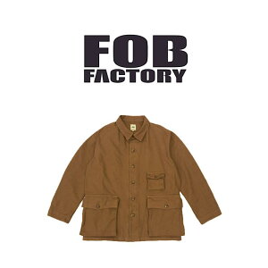 �y FOB FACTORY / F2448 �z �y �G�t�I�[�r�[�t�@�N�g���[ / HUNTING JKT �z �����Y �W���P�b�g �A�E�^�[ �㒅 �J�W���A�� �A���J�W ���{�� �n���e�B���O�W���P�b�g