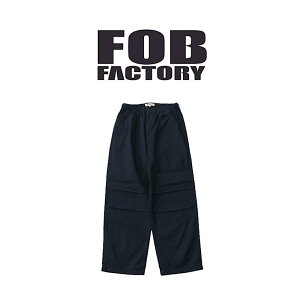 �y FOB FACTORY / F0545 �z�y �G�t�I�[�r�[�t�@�N�g���[ / ID NYLON TUCK PANTS �z �����Y �p���c �^�b�N�p���c �R�b�g�� �i�C���� �J�W���A�� ���{�� �Y�{�� �{�g���X �V���v��