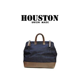 ヒューストン HOUSTON メンズ レディース ユニセックス オフィサーバッグ DENIM OFFICER BAG 6712 デニム レザー レトロ トートバッグ 手持ち アメカジ 旅行 通勤 30L