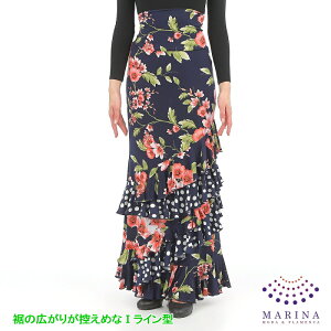 �X�J�[�g Capricho(�J�v���`��) ���f��:D5-4 �ԕ��@�w�l�p �T�C�Y:L(G)�@��×�I�����W�n�̉�[�t�������R�p][�X�y�C�����A��]