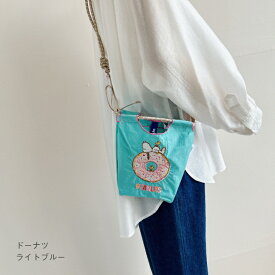 Ball＆chain 正規品 【BANDANA / BUS / DONUT S / M / L サイズ】 ボール＆チェーン バンダナ バス ドーナツMサイズ刺繍エコバッグ ボールアンドチェーン キャラクターコラボエコバッグ トートバッグ お稽古バッグ サブバッグ おしゃれなギフト 送料無料 正規取扱店