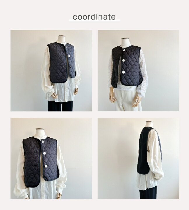 楽天市場】cavvy 【QUILTING VEST】 サビー キルティングベスト 