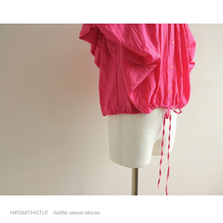 楽天市場】HiROMITHiSTLE 【Waffle sleeve blouse】 ヒロミシスル 