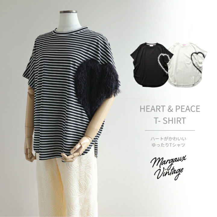 楽天市場】margaux Vintage【HEART & PEACE T-SHIRT】 マルゴー 