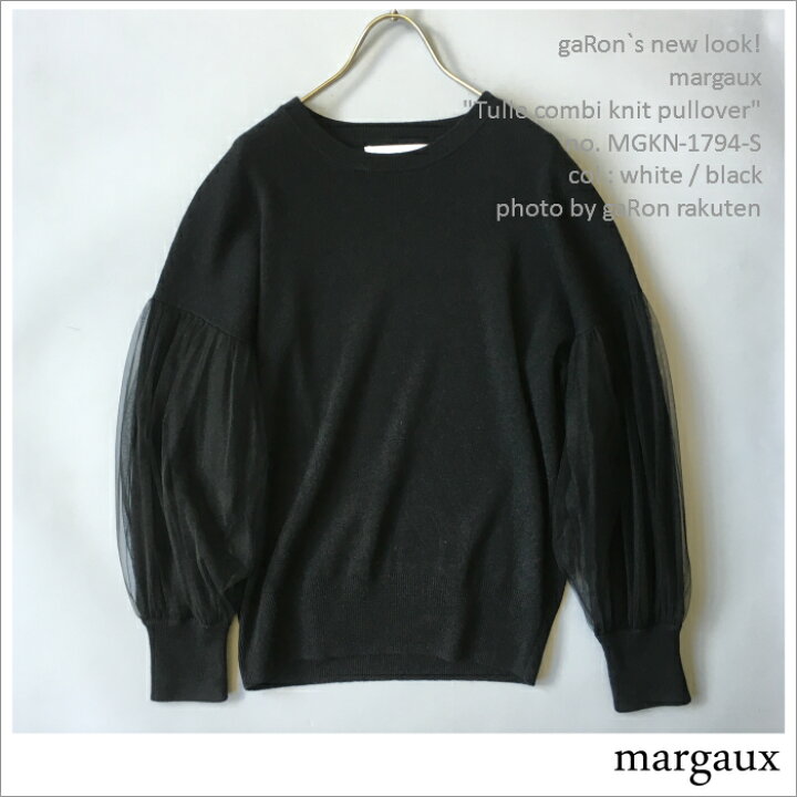 楽天市場】【margaux】【Tulle combi knit pullover】 マルゴー服 