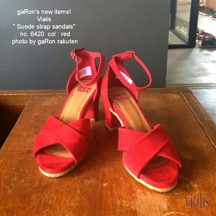 楽天市場】【vialis】【Suede strap sandals】クロスデザインサンダル 