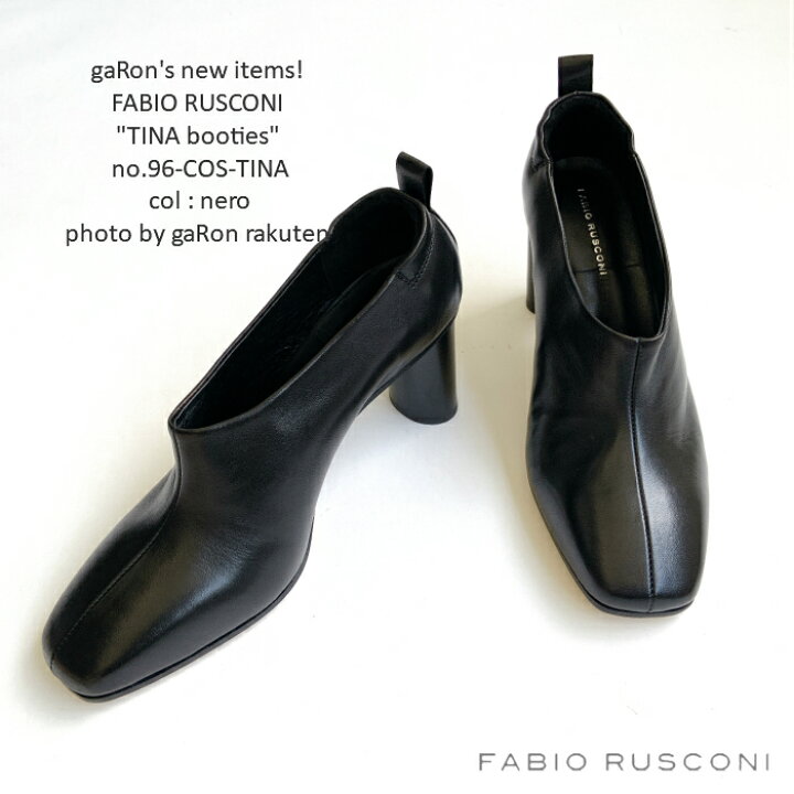 楽天市場】【FABIO RUSCONI】【TINA leather booties】 レザーブーティ  