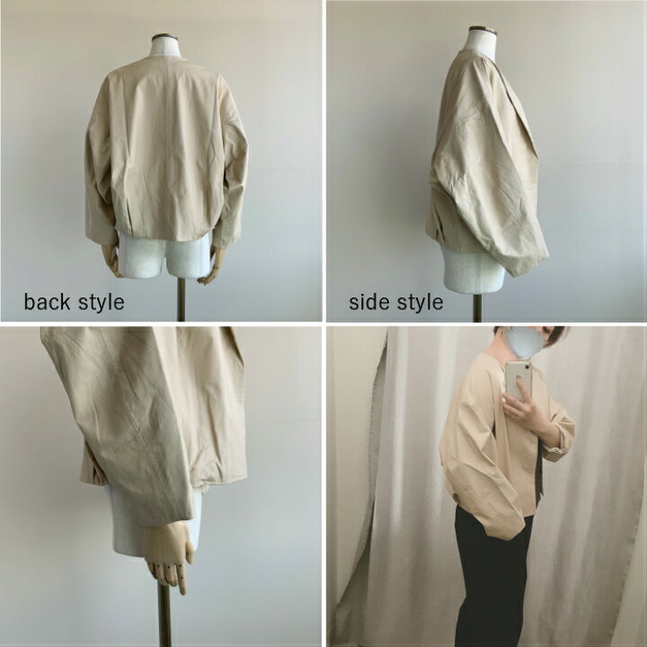 楽天市場】【Sisii】【ノーカラージャケット】 シシレザー レザー 