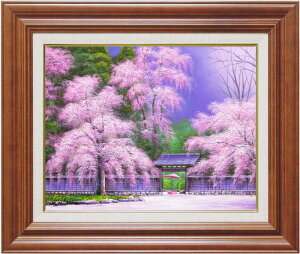木村由記夫『角館の桜』 (1)　油絵・油彩画　F6(6号)