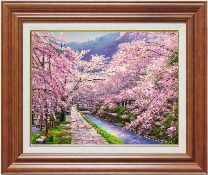 楽天市場】木村由記夫『哲学の道』油絵・油彩画 F6(6号) : 内田画廊