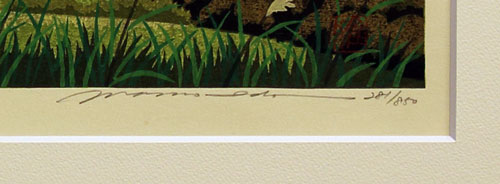 井堂雅夫『興福寺』(大和路の四季より)木版画【中古】 | 内田画廊