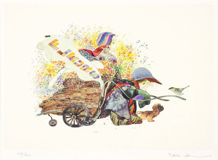 楽天市場】中島 潔「 花の夢 」 リトグラフ 版画 【新古品】【中古 