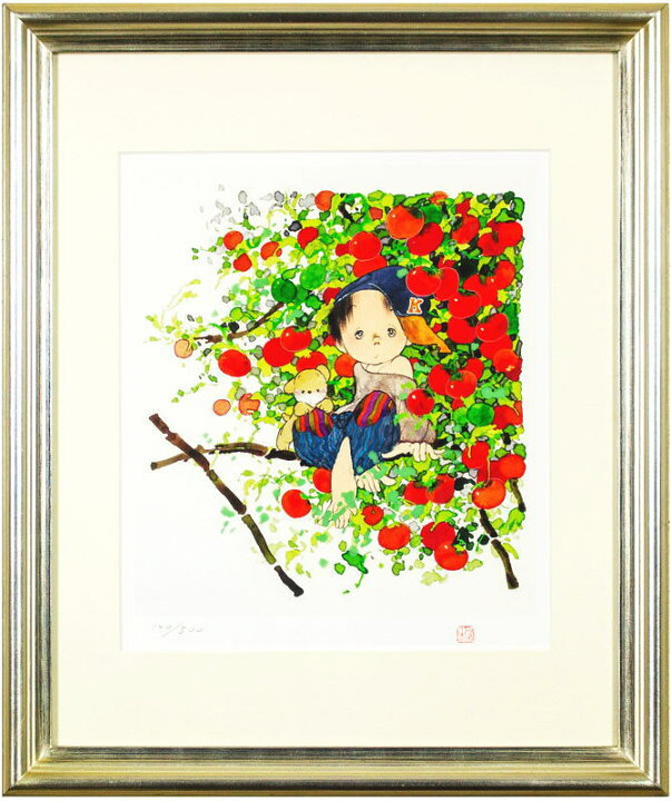 楽天市場】中島 潔 「 夢の頃 」 セリグラフ 版画【新古品】【中古 