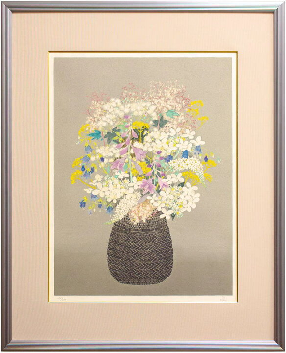 楽天市場】堀 文子 「 高原の花 」 リトグラフ 【中古】 : 内田画廊