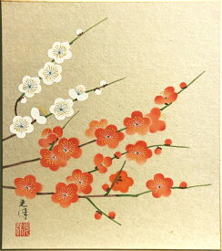 楽天市場 梅 日本画 絵画 アート 美術品 骨董品 民芸品 ホビーの通販