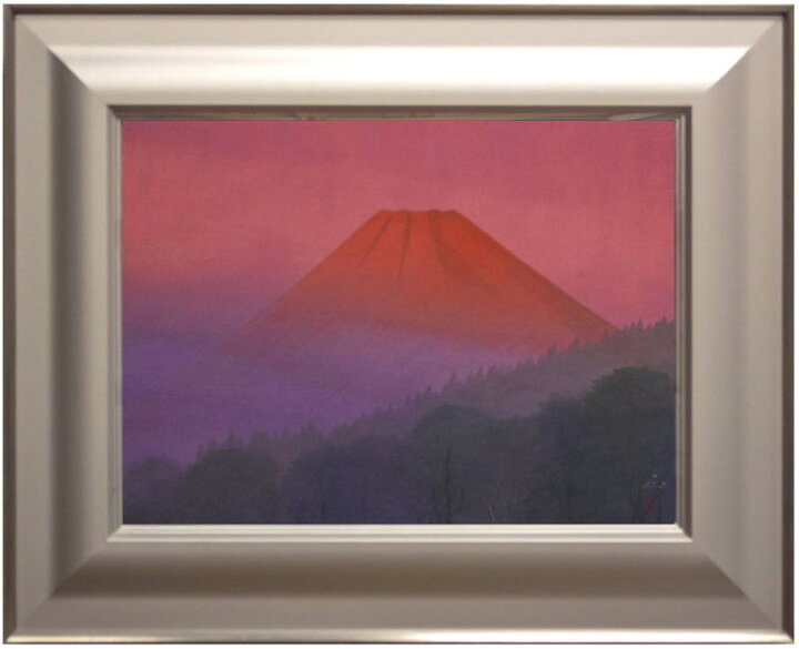 楽天市場】河本 正「 富嶽 」 日本画 P8 ( 8号 )【中古】 : 内田画廊