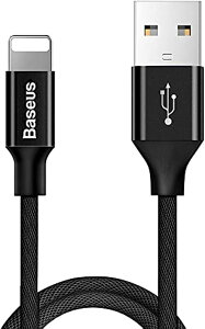 ݌ɏSALEI Baseus(xZX) USB P[u CgjO lightning Apple ϋviC f[^] [d ipbP[WȂij