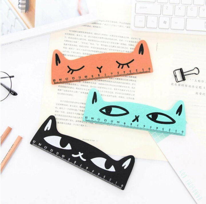楽天市場 にゃんにゃん定規 横長 猫 ねこ 文房具 定規 ものさし おもしろい インテリア 雑貨 カントリー ナチュラル おしゃれ かわいい 木 シンプル ネコ好き ユニーク 動物 デザイン インテリア 軽量 筆記用具 オレンジ ブルー ホワイト ブラック ギフト