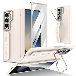 �y�����K���X�t�B������̌^�zGalaxy Z Fold7 �P�[�X �S�ʕی� �X�^���h�t�� �O���b�v�o���h �}�O�l�b�g �q���W�ی� �ϏՌ� �����h�~ 9H�d�x �J�����ی� Galaxy Z Fold 7 �M�����N�V�[ ZFold7 �J�o�[