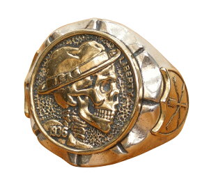 LHN Jewelry(�G���G�C�`�G�k �W���G���[) �n���h���C�h Hobo Nickel �X�[�x�j�A �����O �V���o�[ x �u���X �y�����y�z