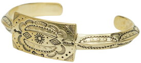 LHN Jewelry(エルエイチエヌ ジュエリー) ハンドメイド アメリカ製 ナバホ バングル ブレスレット 真鍮 メンズ ユニセックス Navajo Cuff Brass 【あす楽】