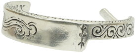 LHN Jewelry(エルエイチエヌ ジュエリー) 米国製 ハンドメイド シルバー カミソリ 剃刀 バングル ブレスレット Straight Razor Cuff Silver 【あす楽】