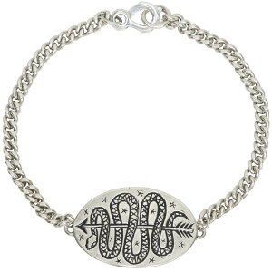 LHN Jewelry(�G���G�C�`�G�k �W���G���[) �č��� �n���h���C�h �T�[�y���g & �A���[ �u���X���b�g �V���o�[�� Serpent & Arrow Silver Bracelet �y�����y�z