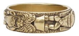 LHN Jewelry(エルエイチエヌ ジュエリー) 米国製 ハンドメイド Totem Pole リング トーテムポール 真鍮製 メンズ ユニセックス Brass Ring 【あす楽】